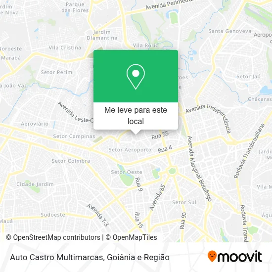Auto Castro Multimarcas mapa