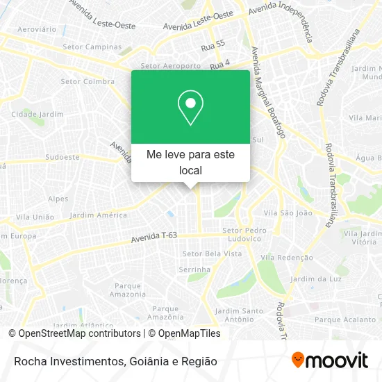 Rocha Investimentos mapa
