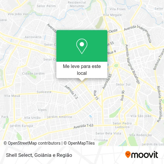 Shell Select mapa
