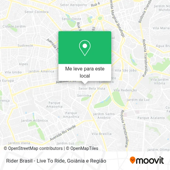 Rider Brasil - Live To Ride mapa