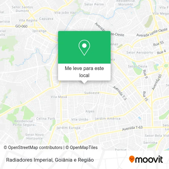 Radiadores Imperial mapa