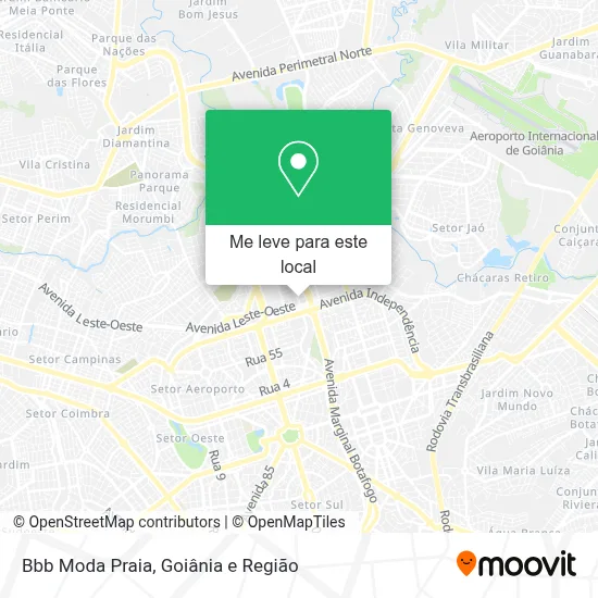 Bbb Moda Praia mapa