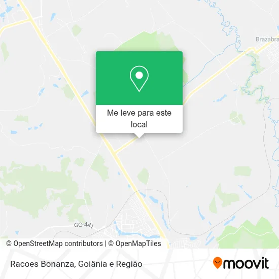 Racoes Bonanza mapa