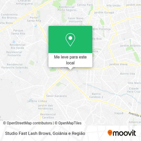 Studio Fast Lash Brows mapa