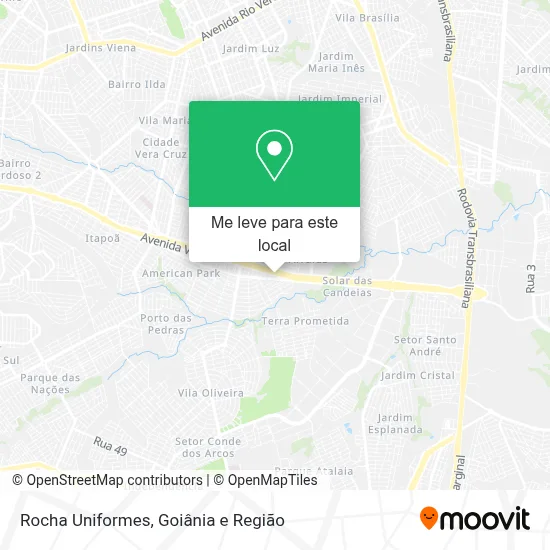 Rocha Uniformes mapa