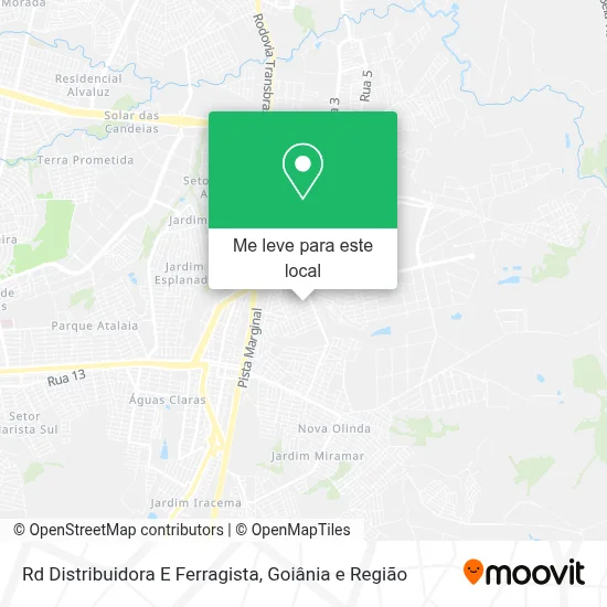Rd Distribuidora E Ferragista mapa