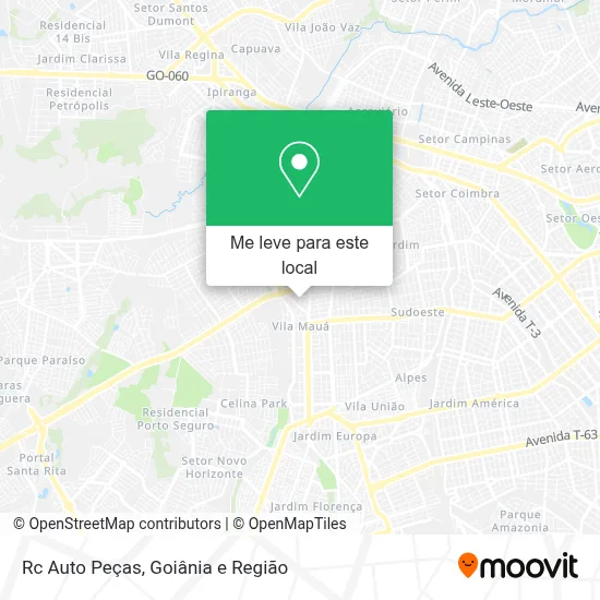 Rc Auto Peças mapa