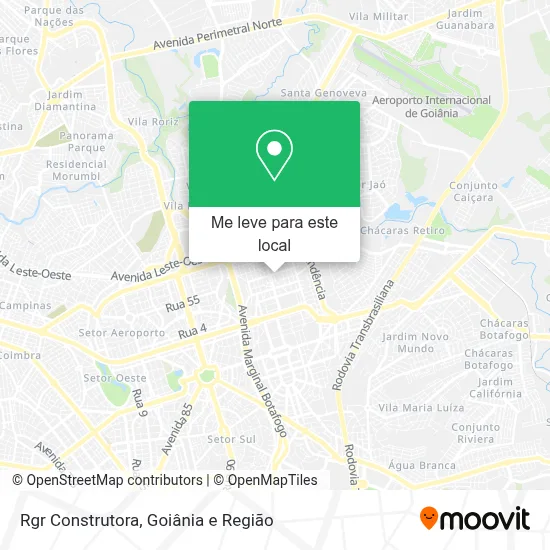 Rgr Construtora mapa