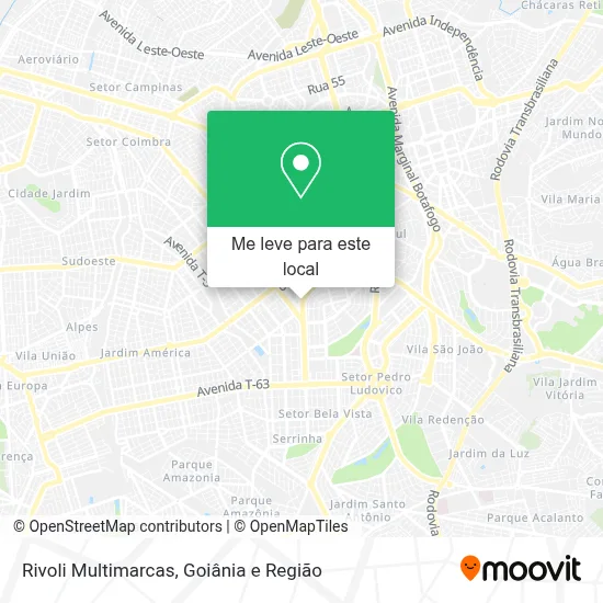 Rivoli  Multimarcas mapa