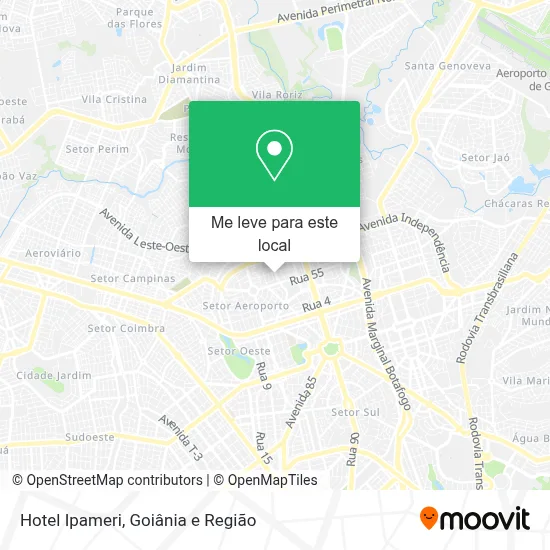 Hotel Ipameri mapa
