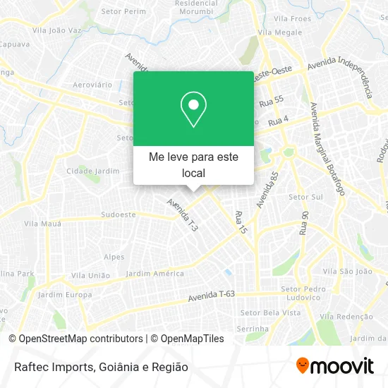 Raftec Imports mapa