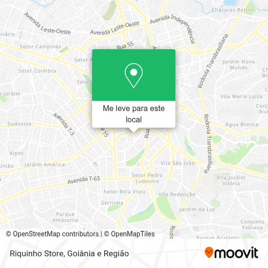 Riquinho Store mapa