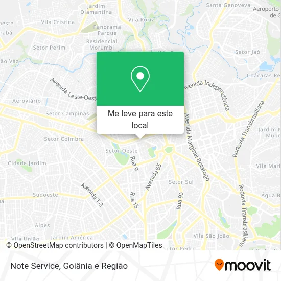Note Service mapa