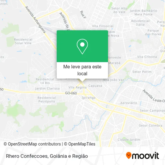 Rhero Confeccoes mapa