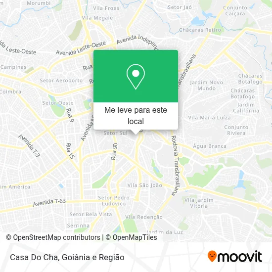 Casa Do Cha mapa