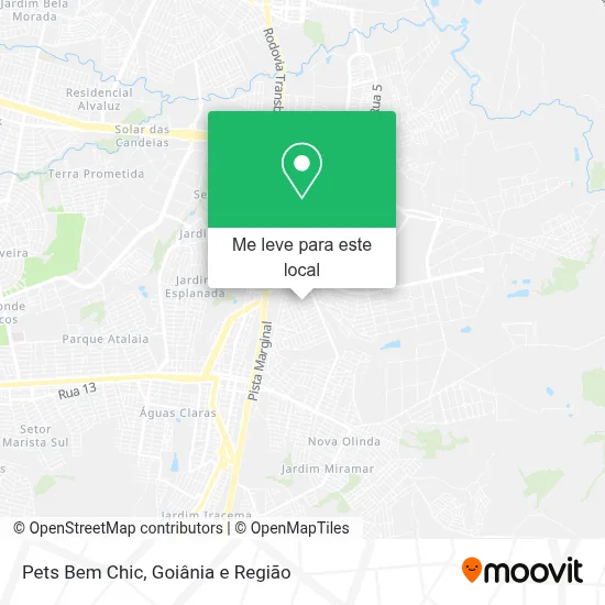 Pets Bem Chic mapa