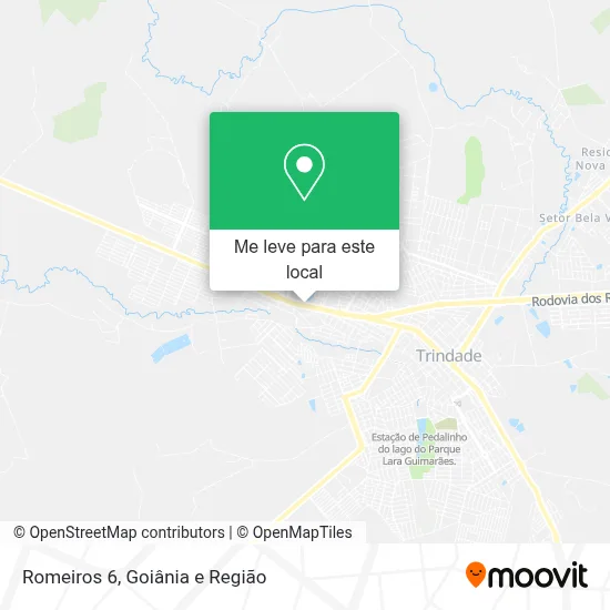 Romeiros 6 mapa