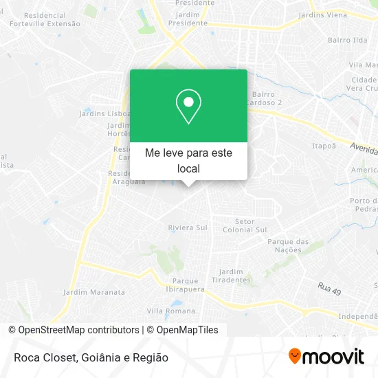 Roca Closet mapa