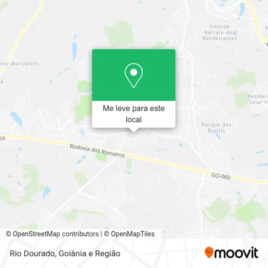 Rio Dourado mapa