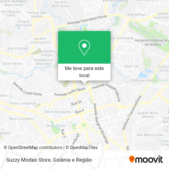 Suzzy Modas Store mapa