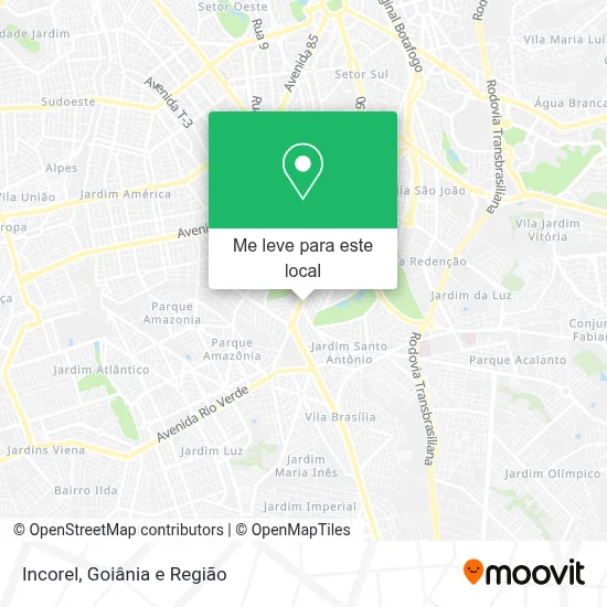 Incorel mapa