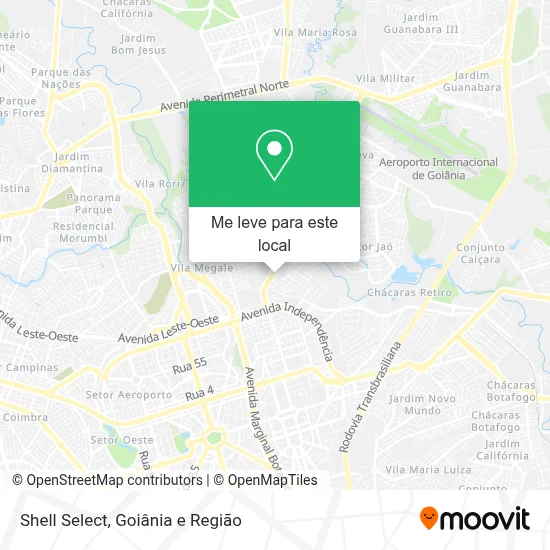 Shell Select mapa