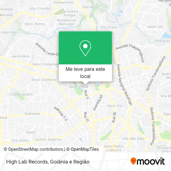 High Lab Records mapa