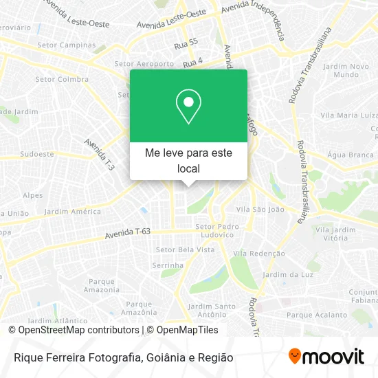 Rique Ferreira Fotografia mapa