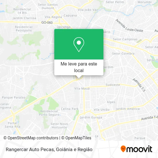 Rangercar Auto Pecas mapa