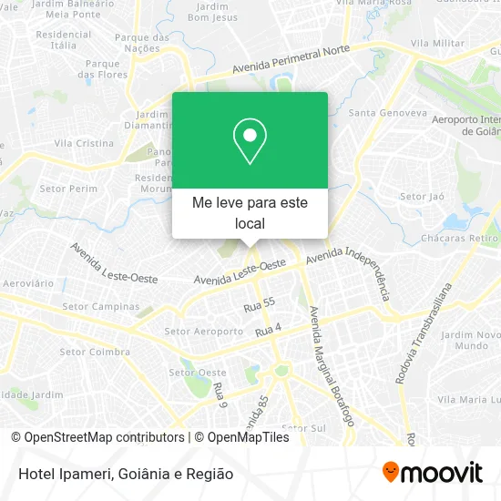 Hotel Ipameri mapa