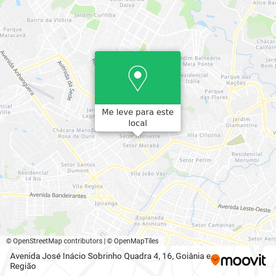 Avenida José Inácio Sobrinho Quadra 4, 16 mapa