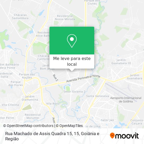Rua Machado de Assis Quadra 15, 15 mapa