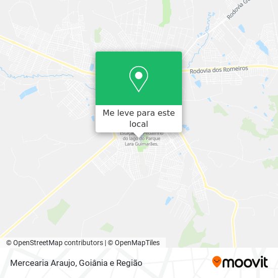 Mercearia Araujo mapa