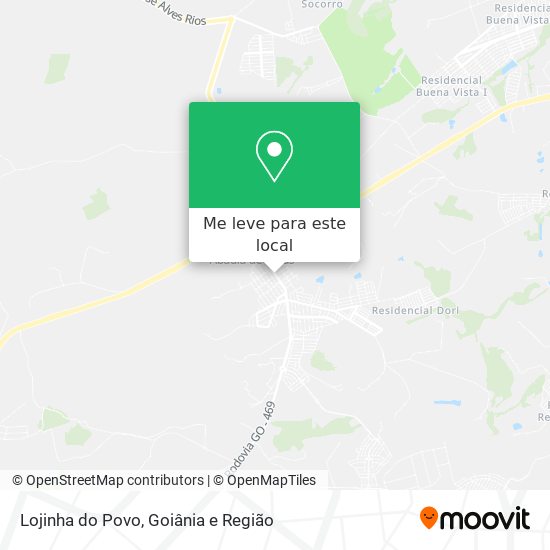 Lojinha do Povo mapa