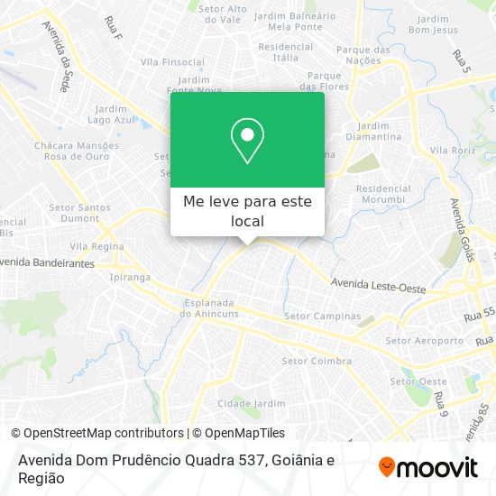Avenida Dom Prudêncio Quadra 537 mapa