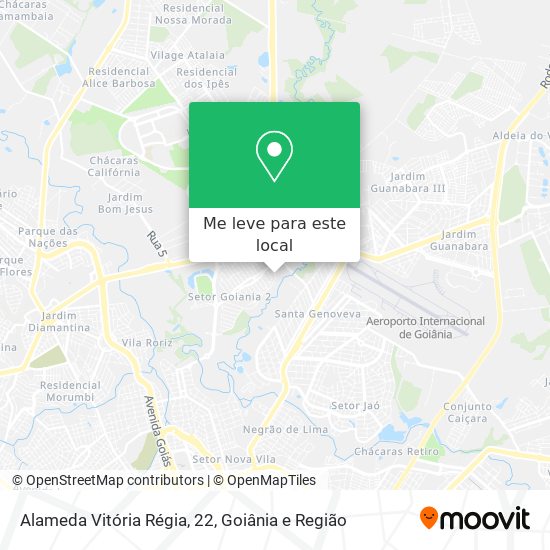 Alameda Vitória Régia, 22 mapa