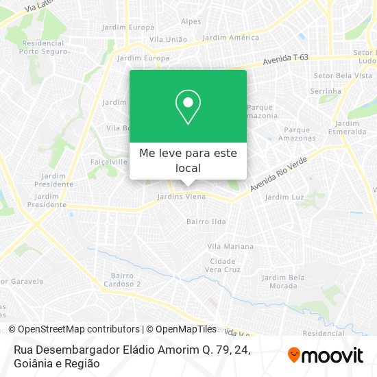 Rua Desembargador Eládio Amorim Q. 79, 24 mapa