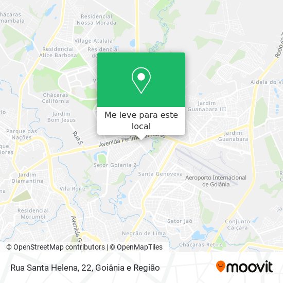 Rua Santa Helena, 22 mapa