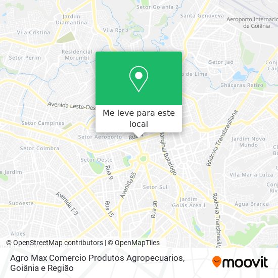 Agro Max Comercio Produtos Agropecuarios mapa
