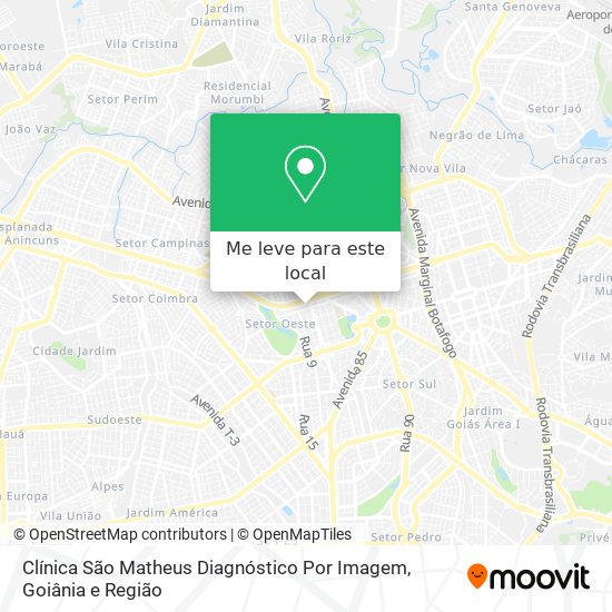 Clínica São Matheus Diagnóstico Por Imagem mapa