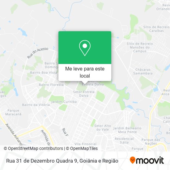 Rua 31 de Dezembro Quadra 9 mapa