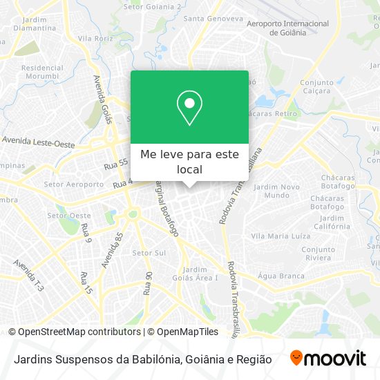 Jardins Suspensos da Babilónia mapa