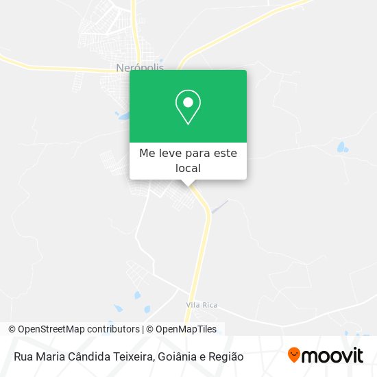 Rua Maria Cândida Teixeira mapa