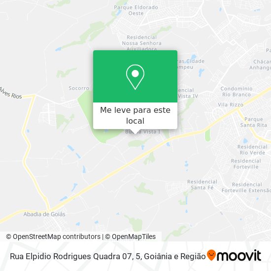 Rua Elpidio Rodrigues Quadra 07, 5 mapa