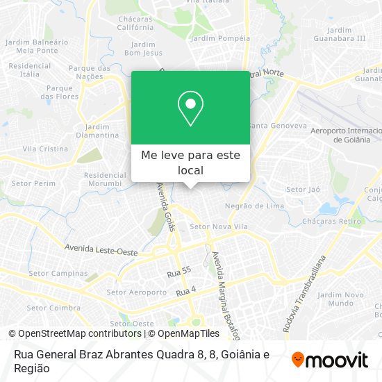 Rua General Braz Abrantes Quadra 8, 8 mapa