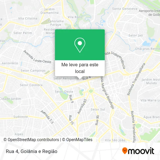 Rua 4 mapa