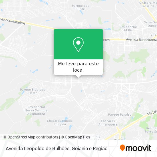 Avenida Leopoldo de Bulhões mapa