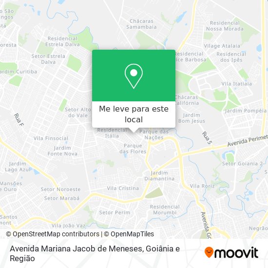 Avenida Mariana Jacob de Meneses mapa