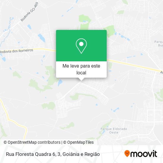 Rua Floresta Quadra 6, 3 mapa