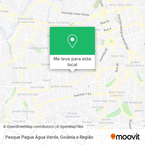 Pesque Pague Água Verde mapa